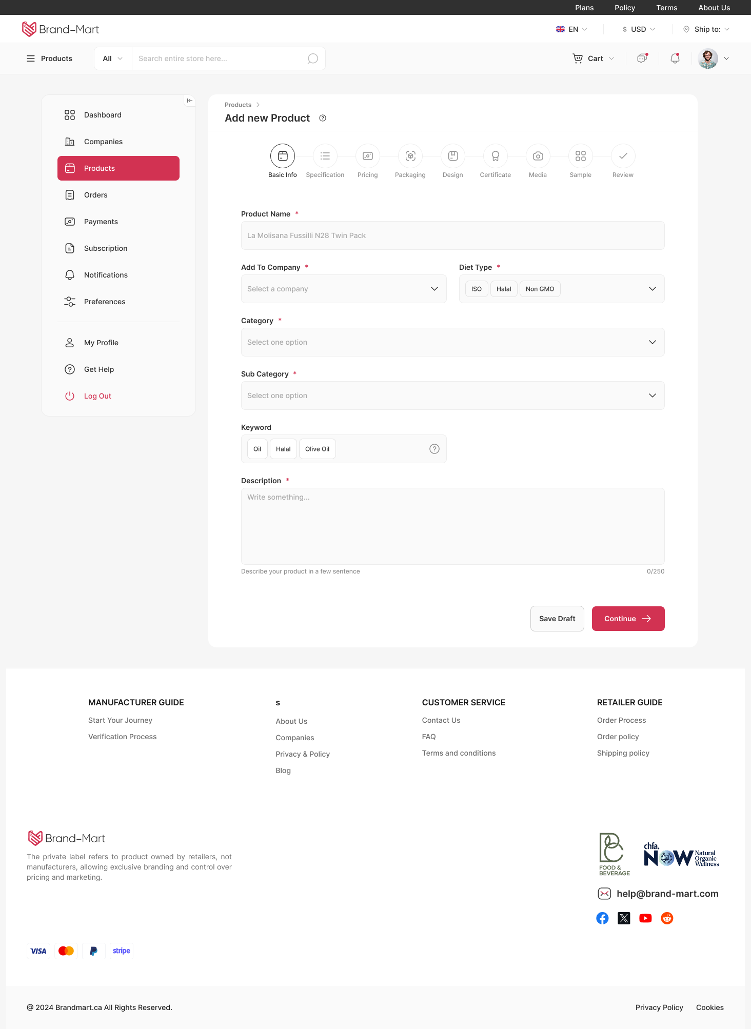 Add Product — case study preview