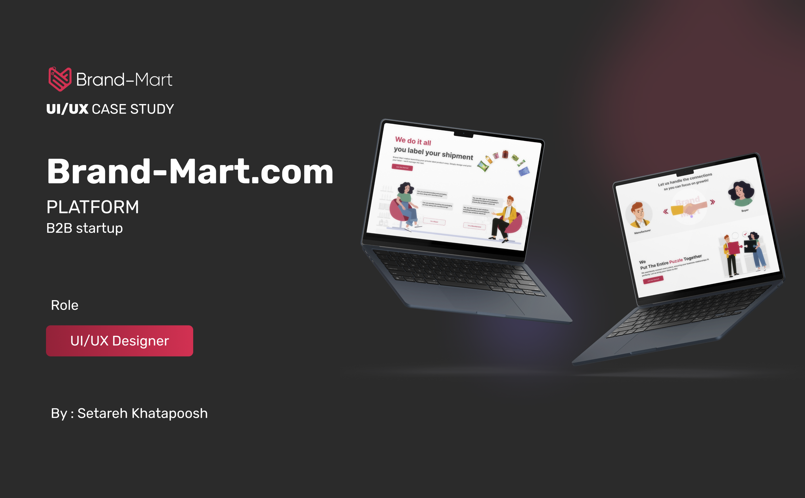 Home Page — case study preview